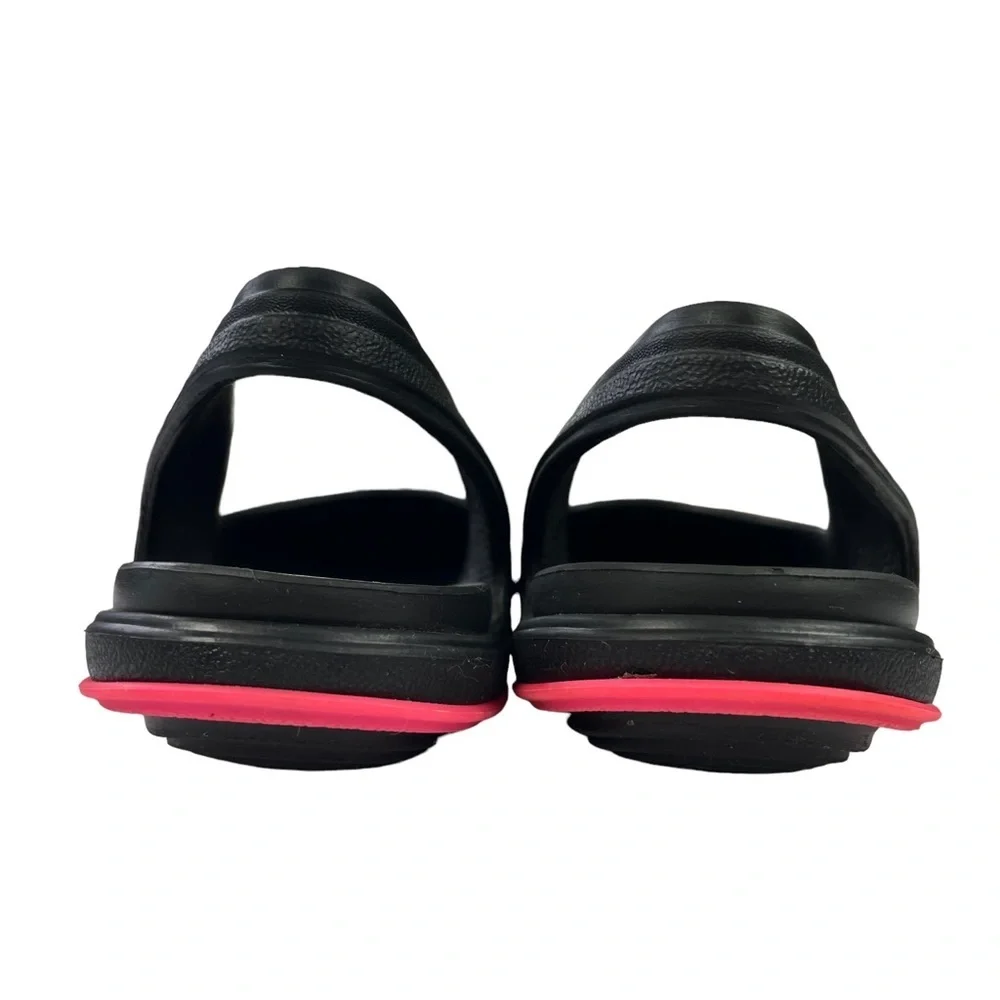Crocs Tone Skylar Slingback Flats‎ Black Pink Womens Size 6